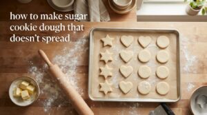 how to make sugar cookie dough that doesn’t spread