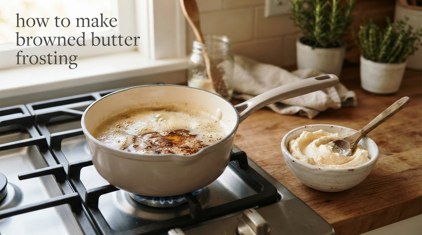 how to make browned butter frosting