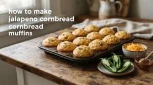 how to make jalapeno cornbread muffins