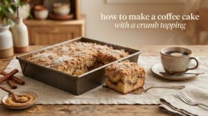how to make a coffee cake with a crumb topping