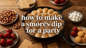 how to make a smores dip for a party