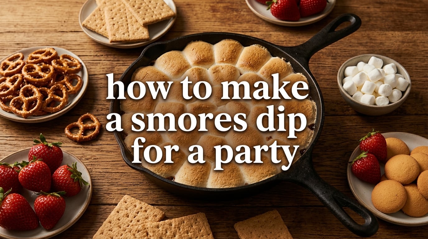 how to make a smores dip for a party