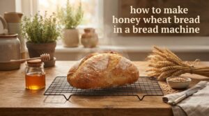 how to make honey wheat bread in a bread machine