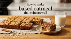 how to make baked oatmeal that reheats well