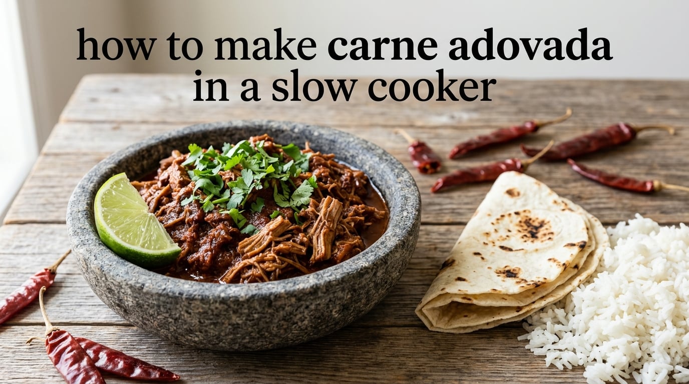 how to make carne adovada in a slow cooker