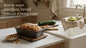 how to make zucchini bread without it being soggy