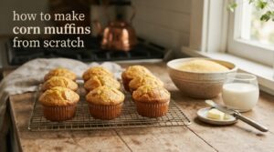 how to make corn muffins from scratch
