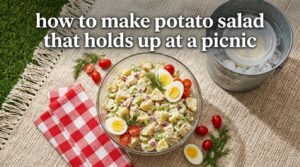 how to make potato salad that holds up at a picnic
