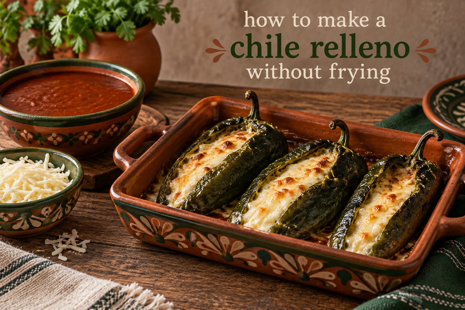 how to make a chile relleno without frying