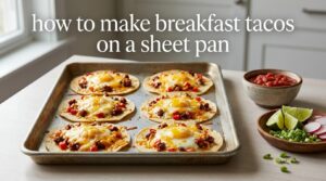 how to make breakfast tacos on a sheet pan