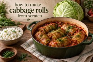 how to make cabbage rolls from scratch