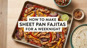 how to make sheet pan fajitas for a weeknight