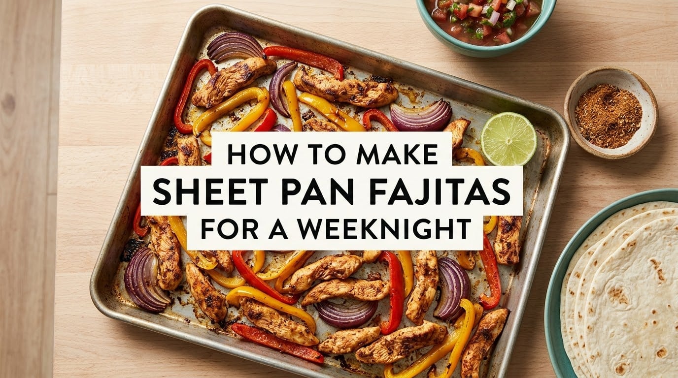 how to make sheet pan fajitas for a weeknight