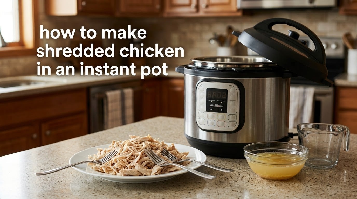 how to make shredded chicken in an instant pot
