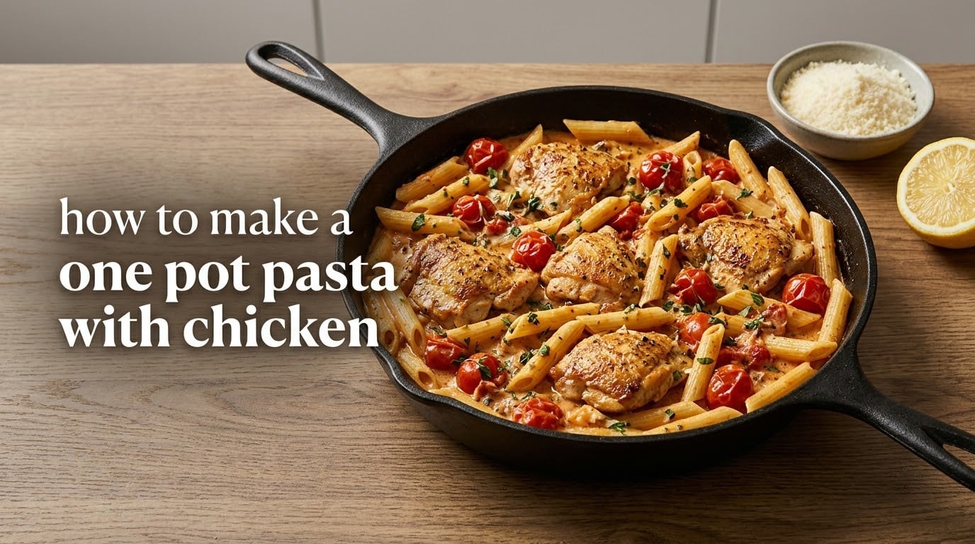 how to make a one pot pasta with chicken