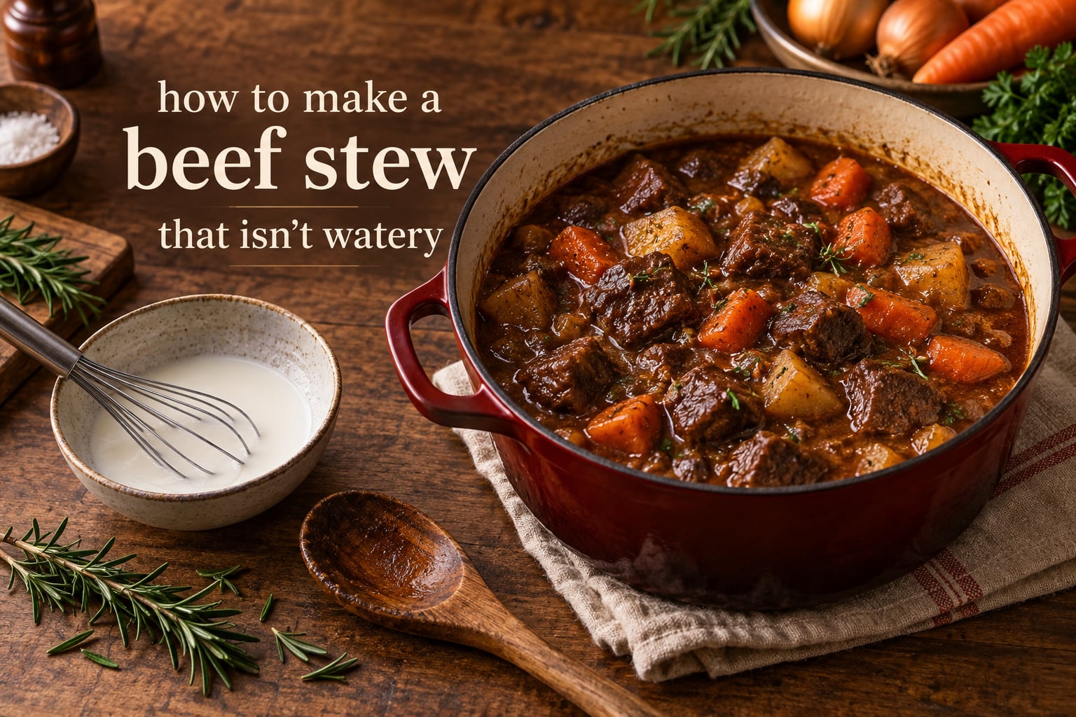how to make a beef stew that isn’t watery