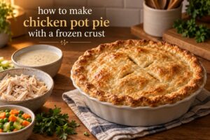 how to make chicken pot pie with a frozen crust